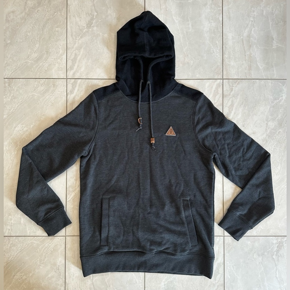 Dravus Hoodie - Charcoal Heather / Black / Nubuck, Medium